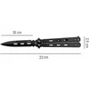 BSH ADVENTURE Balisong Butterfly Blunt CS GO treniruoklis Butterfly Knife Sharp