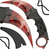 BSH ADVENTURE BSH INFERNO - KARAMBIT KNIFE CLEW COUNTER STRUKE SU dangteliu 19 cm 420 PLIENAS