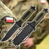 Bsh Adventure BSH taktinis peilis SURVIVAL KARINIS MEDŽIOKLĖS BUSHCRAFT + CASE