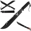 BSH ADVENTURE DIDELIS Juodas SURVIVAL CAMPING Machete 50 CM TURISTINIS KARDAS