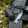 Bsh Adventure PROFESIONALUS Ugnies starteris BSH Magnio vamzdžio kompasas BUSHCRAFT Išgyvenimo ženklelis