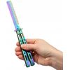 Bsh Adventure BSH Knife Butterfly Training Šukos Rainbow Fade Latch N467C