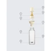 Buteliukai kūdikiams plastikiniai BIBS Anti-colic 2 vnt 150/270 ml Ivory guma