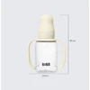 Buteliukas kūdikiui Plastikinis BIBS 150ml nuo pilvo dieglių 6m+ silikoninis Ivory