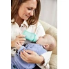 Buteliukas kūdikiui su čiulptuku 0-3m 150 ml STIKLAS + SILIKONAS Everyday Baby