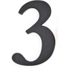 Buto numeris 0, 190 mm, plastikinis, bronzos sp.