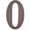 Buto numeris 0, 32 x 45 mm, plastikinis, aukso sp.