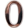 Buto numeris 0, 50 mm, chromo sp.