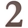 Buto numeris 2, 190 mm, plastikinis, bronzos sp.