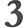 Buto numeris 3, 190 mm, plastikinis, bronzos sp.