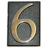 Buto numeris 3, 32 x 45, mm, plastikinis, chromo sp.