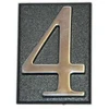 Buto numeris 3, 32 x 45, mm, plastikinis, chromo sp.