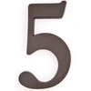 Buto numeris 5, 190 mm, plastikinis, bronzos sp.