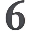 Buto numeris 6/9, 190 mm, plastikinis, juodos sp.