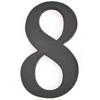 Buto numeris 7, 190 mm, plastikinis, juodos sp.