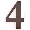 Buto numeris 7, 32 x 45, mm, plastikinis, chromo sp.