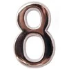 Buto numeris 8, 50 mm, chromo sp.