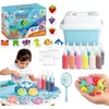 Cabo Kūrybinis vandens gaminimo rinkinys GEL FIGURINES 3D plastikinis molis AQUA 12 COLOR