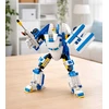 Teka Cabo-Toys BLOCKS KELEIVINIO LĖKTUVO ROBOTO 2IN1 KONSTRUKCIJOS RINKINYS VAIKAMS