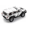 CADA Auto RC Off-Road statybiniai blokeliai 575 vnt. NUOTOLINIO PULTO VALDOMAS 4x4 LED
