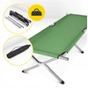 Canadian Tourist Camp Bed 120kg Fishing Survival Žalias Strong