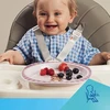 Canpol baby Lėkštė su siurbtuku 23 cm Woodland rožinė