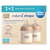 Canpolbabies Canpol Babies Dviejų pakuočių natūralios formos buteliukas 150 ml 0m+