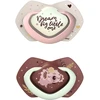 Canpolbabies CANPOL BABIES simetrinis silikoninis čiulptukas SLEEPY KOALA, 18m+, pink, 2vnt., 22/660_pin