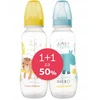 Canpolbabies CANPOL BUTELIŲ RINKINYS SIAURĖS KIRUŠĖS 330ml 12m+