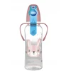 Canpolbabies CANPOL 11/845 Standartinis buteliukas su rankenomis 250ml CUTE ANIMALS rožinis