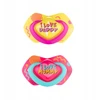 Canpolbabies CANPOL BABIES silikoninis simetrinis čiulptukas NEON LOVE, 18 mėn.+, 2 vnt., 22/654_pin