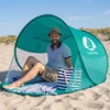 Captain Mike Savaime sulankstoma BEACH palapinė POP UP skėtinis ekranas su grindimis 200 cm