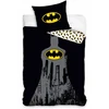 Carbotex Patalynė 140x200 BATMAN Juoda BAWEŁNIANA KOMPLET 100% BAWEŁNA