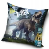 Carbotex Užvalkalas velvetowa na jaśka 40x40 mięciutka Trex dinozaur dino t-rex