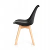 Care Life MILANO DESIGN DSW Juodas KĖDĖ, apmušta valgomajam, virtuvei, svetainei