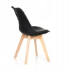 Care Life MILANO DESIGN DSW Juodas KĖDĖ, apmušta valgomajam, virtuvei, svetainei