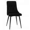 Home Design CAREN Juodas VELVET MINŠTA KĖDĖ