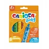 Carioca Baby kreidelės - 8 spalvų, minkštos, storos, plaunamos