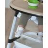 Carrello SUlenkiama MAITINIMO KĖDĖ VAIKŲ SĖDYTEI, REGULIUOJAMAS DĖKLAS, RATAI