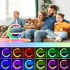 Carruzzo LAMPKA biurkowa LED kroviklis budzik głośnik zegar BLUETOOTH RGB DLA DZIECI