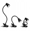 Carruzzo LAMPKA BIURKOWA LED NA KLIPS USB REGULOWANA SZKOLNA 3 BARWY DO CZYTANIA