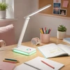 Carruzzo LAMPKA BIURKOWA LED RGB DOTYKOWA USB REGULOWANA SKŁADANA SZKOLNA DO NAUKI
