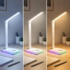 Carruzzo LAMPKA BIURKOWA LED RGB DOTYKOWA USB REGULOWANA SKŁADANA SZKOLNA DO NAUKI