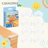 Casalinge Apsauga spintelėms, kampams, baldų kraštams, stalo kampams, 8 vnt. Bespalvis