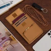 CASE PASSPORT BALL kaklo krepšys, dokumentai, odinė kelionė Beltimore
