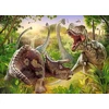 Castorland Dėlionė 180 vnt. - Dinozaurų kova