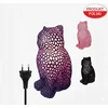 Cat lempa kačių naktinė lempa Stalinė lempa vaikams E27 CatLamp violetinė