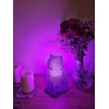 Cat lempa kačių naktinė lempa Stalinė lempa vaikams E27 CatLamp violetinė