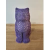 Cat lempa kačių naktinė lempa Stalinė lempa vaikams E27 CatLamp violetinė
