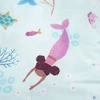 Catherine Lansfield Patalynė su syrenkami i brokatem Mermaid Mėlyna 140×200
